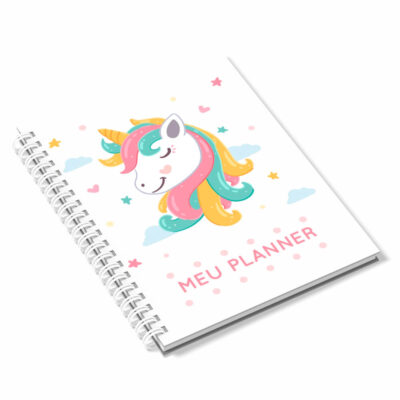 Agenda Planner Capa Personalizada e Miolo Padrão - Pedido Mínimo 10 Unidades