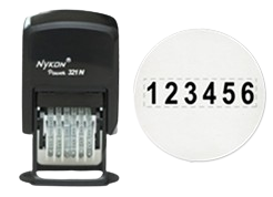 Carimbo Numerador Nykon N321 - 5x25mm